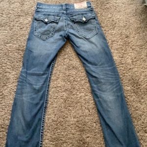 men’s true religion jeans, size 31